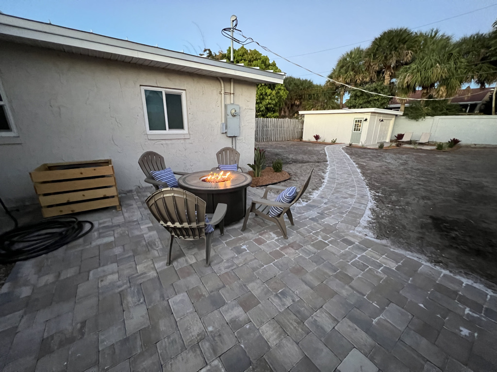 6B955324-D64D-448C-8969-BDFE1BE47BE6_1_105_c Furniture for small outdoor spaces, Ideas for outdoor spaces, Vision for your property, First impressions, Invest in fencing, Paving stones, Landscaping, Creating outdoor spaces.