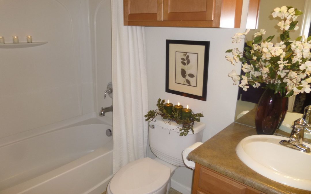 STAGING AN OUTDATED BATHROOM