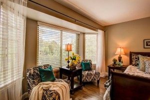 Home staging around a large window