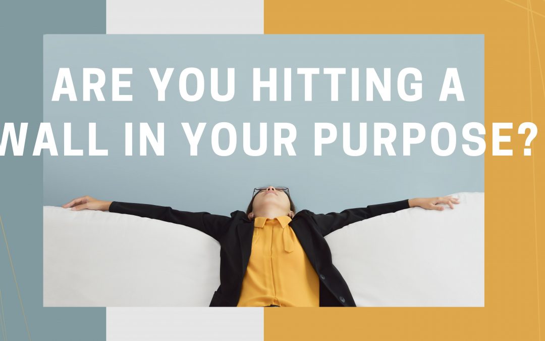 Are You Hitting a Wall in your Purpose?