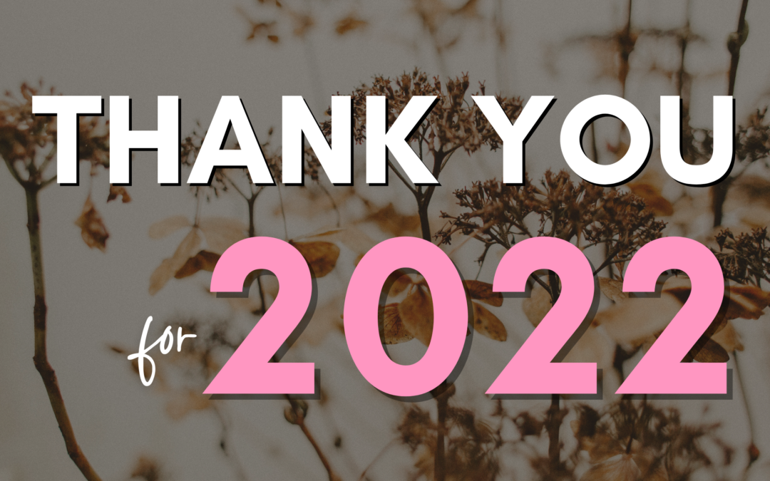 Thank You for 2022