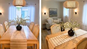 Hospitality, Design, Design Hacks, Remodel on a Budget, Home Staging, Home Furnishing, Vacation Rentals, 7 Seconds, Cocoa Beach, FaceBook Marketplace, Old and New