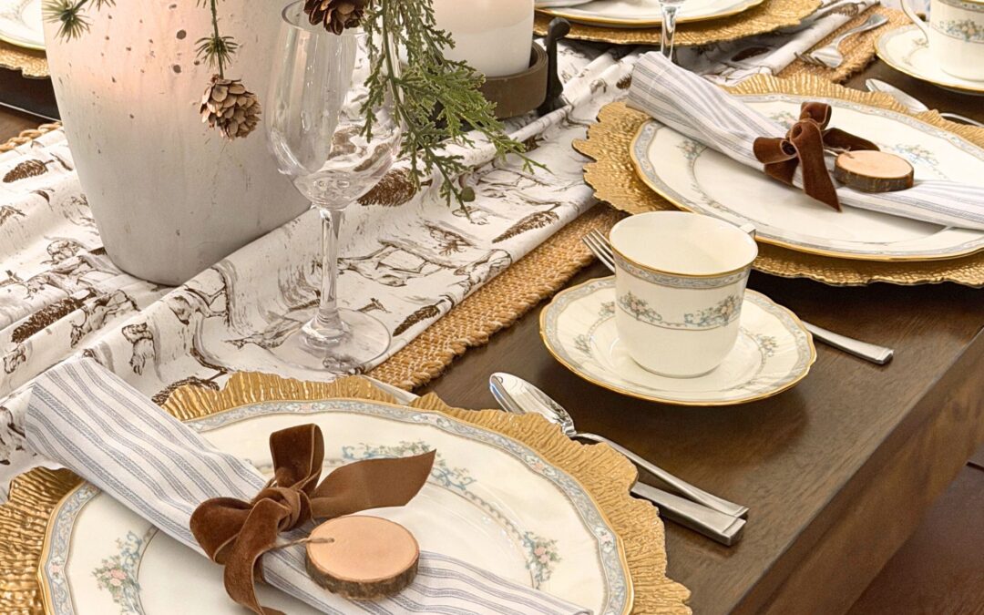 Easy Steps for a Holiday Tablescape